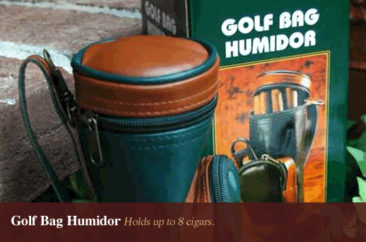 golf bag humidor